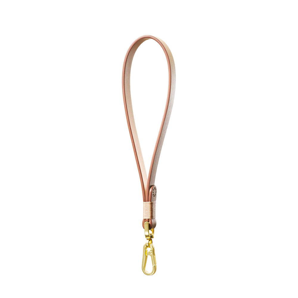 Vegan Leather Tan — Phone Wristlet - US 09544