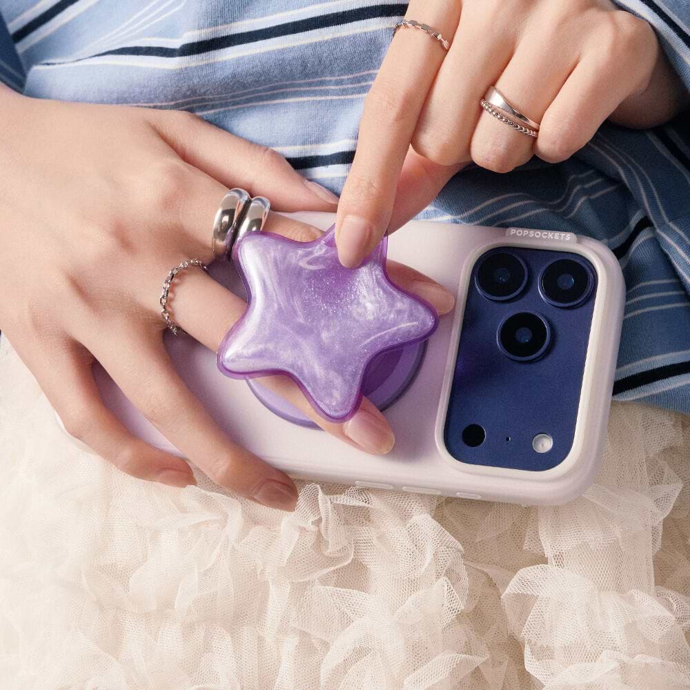 Tidepool Squishy Star Lavender Fog — MagSafe PopGrip - US 94049