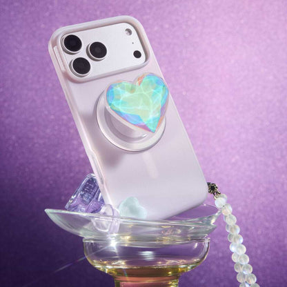 Iridescent Crystal Heart — MagSafe PopGrip - US 90831